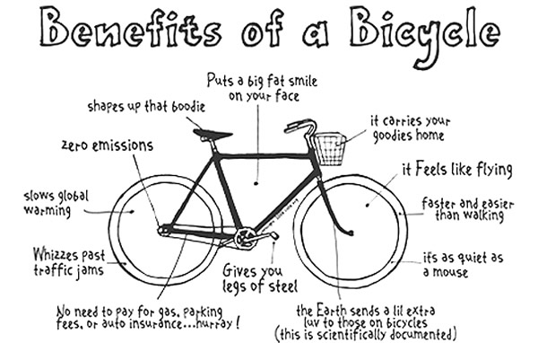 Benefits of a bicycle