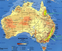 Map of Australia